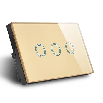 ASV Standarta 1/2/3Gang 1 Veids WiFi Touch Switch Smart Kristāla Stikla Sienas Slēdzi Vienotā Dzīvot saskaņā Ar Alexa, Google APP ewelink