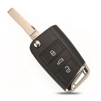 Bilchave Keyless Go Remote Auto Atslēgu 434Mhz 5C Čipu Fob 3BT VW Volkswagan Sēdekļa Golf 7 MK7 Touran Tiguan 5G6959752BL HU66 Asmens