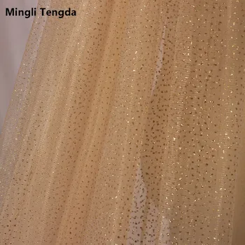 Mingli Tengda Šampanietis Zelta Līgavas Plīvuru 3 M Garš Bling Bling Kāzu Plīvurs, Spīdīga Cathdral Plīvurs ar Metāla Ķemmi Līgava Piederumi