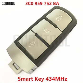 QCONTROL 3C0 959 752 BA Auto Tālvadības Smart Key DIY VW/VOLKSWAGEN 3C0959752BA / HLO3C0959752BA par PASSAT/CC/MAGOTAN