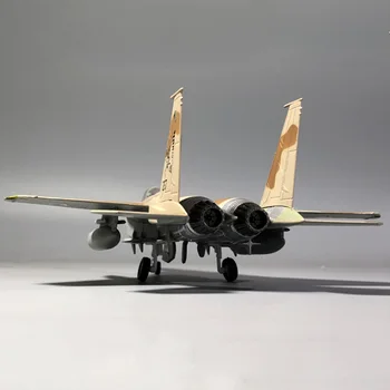 1:100 mēroga Izraēlas Gaisa Spēku F15C Smago Sakausējuma Cīnītājs Modelis Gaisa kuģi, Lidmašīnas, spēlēt Rotaļlietas Pieaugušiem Bērniem plaknes Dāvanu F Displeja Parādīt