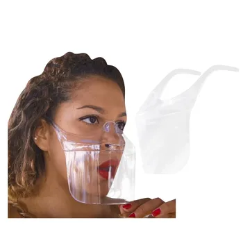 1-10pcs Mascarillas Caurspīdīgu Nagu Vāciņi Durable Sejas Maska Sejas Sejsegu Aizsardzības Apvienot Plastmasas Caurspīdīgs Atkārtoti Facemask