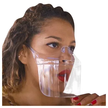 1-10pcs Mascarillas Caurspīdīgu Nagu Vāciņi Durable Sejas Maska Sejas Sejsegu Aizsardzības Apvienot Plastmasas Caurspīdīgs Atkārtoti Facemask
