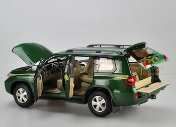 1:18 Mērogā Toyota Land Cruiser LC200 Zaļā Lējumiem SUV Automašīnas Modeli, Rotaļlietas, Dāvanas Kolekcija Oriģinālajā Kastē Bezmaksas Piegāde
