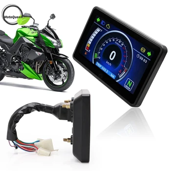 1,2,4 Cilindru Universālo Motociklu LCD Displejs Klastera Maināmiem Spidometrs Multi-funkciju, Instrumentu, Motociklu