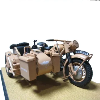 1/24 II Pasaules Kara vācu Armijas BMM R75 Trīs riteņu Motocikls 750 Prototipa Modelēšana Sakausējuma Auto, Transportlīdzekļa Modelis Kolekcija Dāvanu