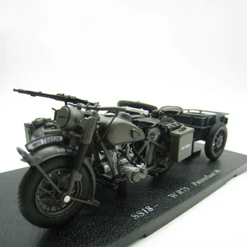 1/24 II Pasaules Kara vācu Armijas BMM R75 Trīs riteņu Motocikls 750 Prototipa Modelēšana Sakausējuma Auto, Transportlīdzekļa Modelis Kolekcija Dāvanu