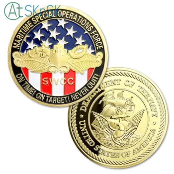 1/3/5/10pcs USN SWCC Monētas Jūras Speciālo Operāciju Spēku Piemiņas Monētu Izaicinājums Piemiņas Navy Monētu kolekciju