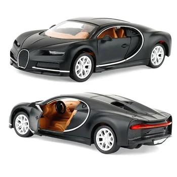 1:32 Mēroga Rotaļu Automašīnu Bugatti Chiron Metālu Sakausējumu Sporta Auto Diecasts Transportlīdzekļu Modelis Miniatūrā Rotaļlietas Bērniem, Bērnu Kolekcija