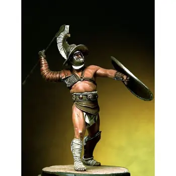 1/32 seno karotāju stāvēt ar shield Sveķu attēls Modelis komplekti, Miniatūras gk Unassembly Unpainted
