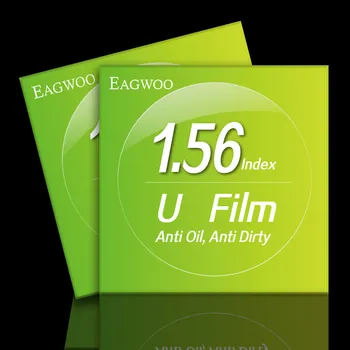 1.56 Indekss Recepšu Lēcas Ar U Filmu Organisko Sveķu Asfēriskie Brilles, Lēcas, Anti Eļļa, Anti Netīrās Viegli Tīrīt Plašu Redzējumu 156