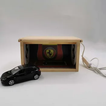 1:64 automašīnas modelis segtu kaste vitrīna, pazemes garāža, koka autostāvvieta uzglabāšanas putekļu pierādījums transportlīdzekļa rotaļlietu dāvanu komplekts displeja apdare