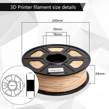 1,75 mm KOKA 1KG Enotepad 3D Printeri, Eco-friendly Pavedienu Drukāšanai Portretus Un Nelielu Mēbeļu Rotājumi Ātra Piegāde