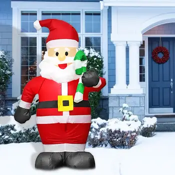 1.8 M Led Piepūšamās Santa Claus, Sniegavīrs, Ziemassvētku Lelle Āra Dārza Rotaļlietas Bērniem Dāvana Ziemassvētku un Jaunā Gada Mājas Dekoru