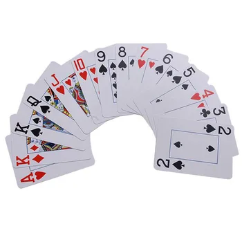 1 Iestatiet Texas Hold ' em Plastmasas Kāršu Spēli Poker Kartes Ūdensizturīgs un Velciet polijas Pokera Zvaigzne galda Spēles