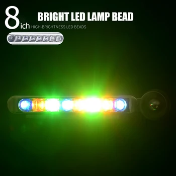 1 Pāris LED Vēja Powered Auto DRL Lampas Nav Nepieciešams Ārējs Barošanas bloks Priekšējā Režģī Dienas Gaitas Lukturi