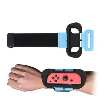 1 Pāris Skaistu Regulējams Elastīga Deju Rokas Joslā Siksna Aproce Nintendo Slēdzis Vienkārši Dejas Prieku-Con Kontrolieris