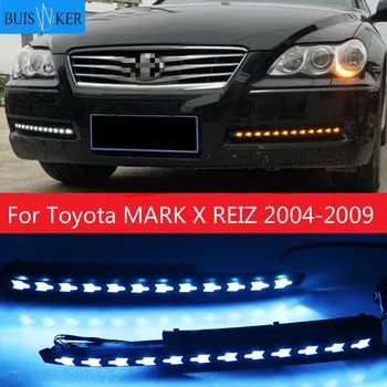 1 Pāris dienas gaitas lukturi LED dienas gaitas lukturi Dienas Gaitas Gaismas, Miglas Lukturi Toyota MARK X REIZ 2004. - 2009. gadam