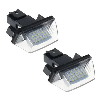 1 Pārī 18 LED Licences Numura Plāksnes Apgaismojums Lampas Peugeot 206 207 307 308 406 Citroen C3/C4/C5/C6