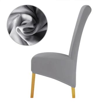1 gabals Tīra krāsa tīrtoņa krāsu big chair cover elastīgs sēdeklis krēslu pārvalki stiept augstu karalis atpakaļ Slipcovers banketu viesnīcā