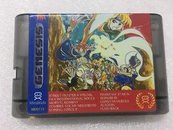 10 1 Spēle Kasetne 16 Bitu MD Spēles Karti, S-e-g-Mega Drive Sega Geneis MUMS.ES un JP sistēma
