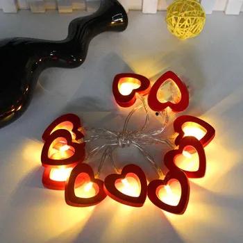 10/20/30/50/100M LED Sirds formas String Gaiši Sarkana Koka Lampas Valentīna Diena Pasaku Gaismas Ziemassvētku Festivāls Puse Kāzu Deco