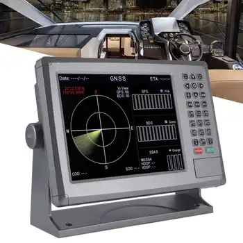 10.4 Jūras GPS Chart Plotter Kuģa Navigācijas LCD Displejs IPX6 Ūdensizturīgs ar Skaņas Signāls XINUO-KARTE C-Map