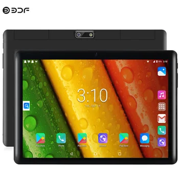 10 collu 2G Tālruņa Zvanu WiFi Tablet Pc Četrkodolu Android Tabletes, 1GB RAM, 16GB ROM 2.5 D, Stikla Ekrānu, 1280x800 Atbalsta Dual SIM Kartes