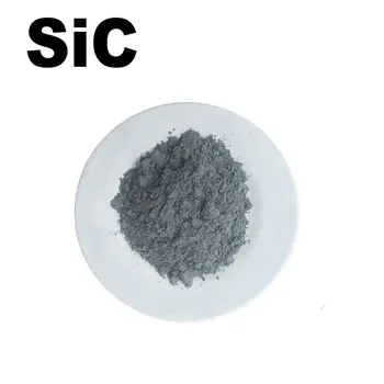 100 Gramu SiC Augstas Tīrības Pulveris 99.9% Silīcija Karbīda R&D Ultrafine Nano Pulveri, kas ir aptuveni 8 um 100 Gramu