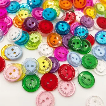 100 gab 14mm krāsains pērļu ziedi sveķu pogas flatback apģērba šūšana jēdzieni DIY scrapbooking piederumi PT176