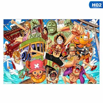 1000 Gabali Anime Viens Gabals Ģimenes Jigsaw Puzzle Izglītojošas Rotaļlietas Bērniem Pieaugušo Mācīšanās Montēt Rotaļlietas, Spēles, Jigsaw