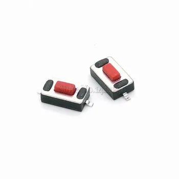 1000Pcs Jauna Tipa 3*6*2.5 mm 3*6*2.5 H 3x6x2.5mm SMD Red White spiedpogu Slēdzi Mikroslēdzis Tact Switch