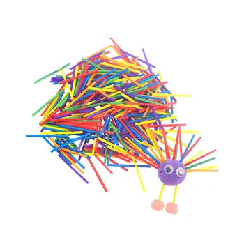 1000pcs/daudz bērnu, Krāsas Koka mačā nūjas DIY roku darbs materiāli Nūjas Bērniem DIY Roku Amatniecības Plastilīna Piederumi