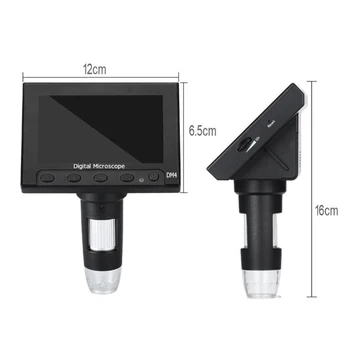 1000x 2.0 MP USB Digital Elektronisko Mikroskopu, DM4 4.3