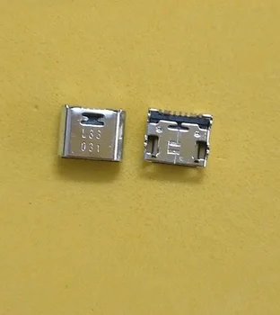 100Pcs/Daudz Mikro Mini USB Ligzda Ligzda Dock Savienotājs Uzlādes Ports Samsung Galaxy Core Ministru G360 G361F Cilnes T560 T561