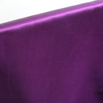 100cm*133cm zīda kleita krekls auduma pidžamā dabīgas kokvilnas, zīda satīna violeta