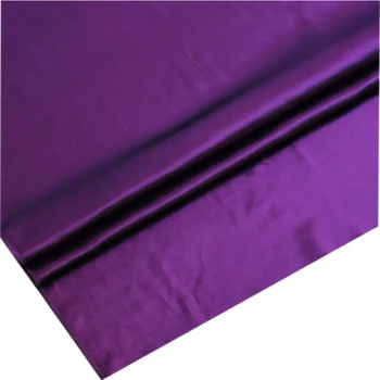 100cm*133cm zīda kleita krekls auduma pidžamā dabīgas kokvilnas, zīda satīna violeta