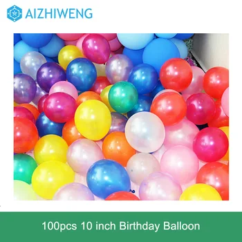 100gab 10 collu Pērle Lateksa Krāsains Sabiezējums Kāzu svinības, Dzimšanas dienas Balons