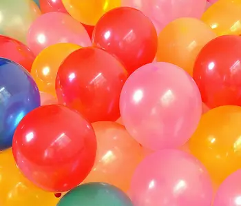 100gab 10 collu Pērle Lateksa Krāsains Sabiezējums Kāzu svinības, Dzimšanas dienas Balons