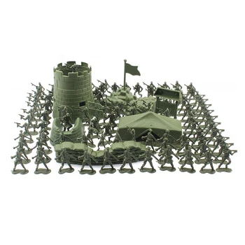 100gab 4cm augstu Karavīrs Modelis Militāro sandbox spēle, Plastmasas Rotaļlieta Kareivis Armija Vīriešiem Skaitļi Par Bērnu rotaļu lelles dāvanu