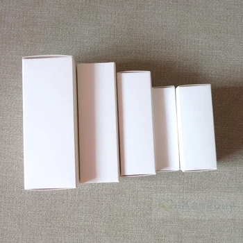100gab Baltas Papīra kastē Lūpu krāsu Aerosols Puse Favor Kastes Desmitiem Izmēri