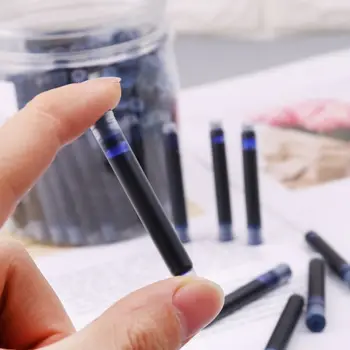 100gab Jinhao Universālā Izdzēšami Zilu Tintes Pildspalvu Tintes Sac Kasetnes 3.4 mm Uzpildes Skolas, Biroja Kancelejas preces