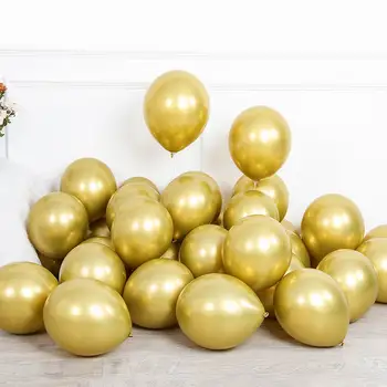 100gab Pupiņu pasta Macaron Balto Pusi Dekorēšana, Baloni, Vainags Arku Komplekts Metālisks Zelta Ballon Dekorācijas Fonu Bērnu Duša