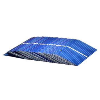 100gab Saules Panelis, Saules Šūnu Saules Enerģijas Saules baterijas, Diy Saules Bateriju Lādētāju 52X26Mm