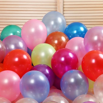 100pcs/daudz 10inch 1.5 g Baltā Lateksa Perlamutra Baloni ar Hēliju Sabiezējums gaisa Balonu, Kāzas, Dzimšanas dienas svinības Rotājumi Globos Balony Rotaļlietas