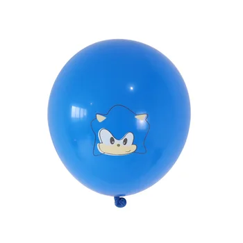 100pcs/daudz 12inch Sonic lateksa ballons Ezis Baloni Super Varonis Sega Spēle Faniem Puika Laimīgs Brithday Puse Bērnu Rotaļu Gaisa Globos