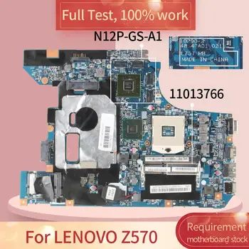 10290-1 48.4PA01.021 LENOVO Z570 Grāmatiņa Mātesplati 11013766 HM65 N12P-GS-A1 DDR3 Klēpjdatoru Mainboard