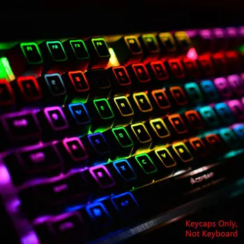 104 Taustiņi Corsair ROG Backlit Keycap Top Print Amatnieku Keycaps noteikti Corsair K70 RGB K65 K95 Viesuļuguns Mechanical Gaming Keyboard
