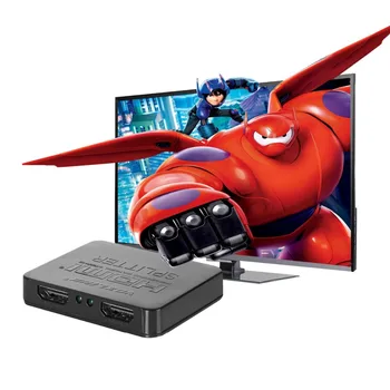 1080P 3D Mini 2 Ports, HDMI Sadalītāja Komutatoru 1x2 1 2 out HDMI Sadalītājs Sadalītājs HDTV PS3 XBOX