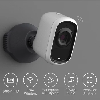 1080P Bezvadu Drošības Kameras WiFi kameru LG uzlādējams Akumulators Super HD Nakts Redzamības Video Kustības Detektoru Trauksmes bezmaksas APP